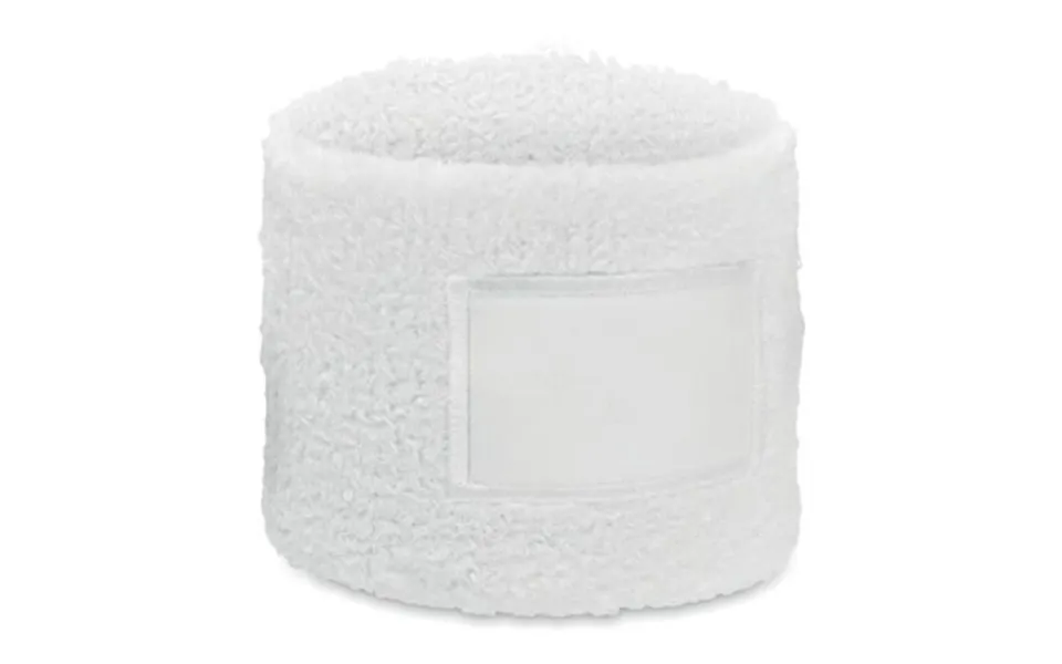 Promotional Wristband In Polycotton White Branded With Your Logo