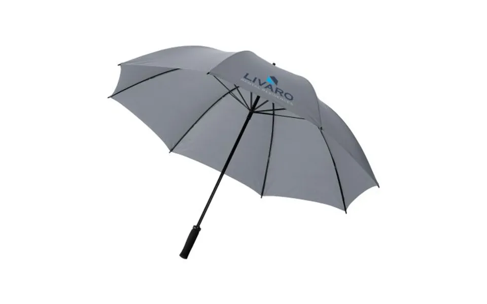 Promotional Yfke 30 Golf Umbrella With Eva Handle Grey Branded With Your Logo