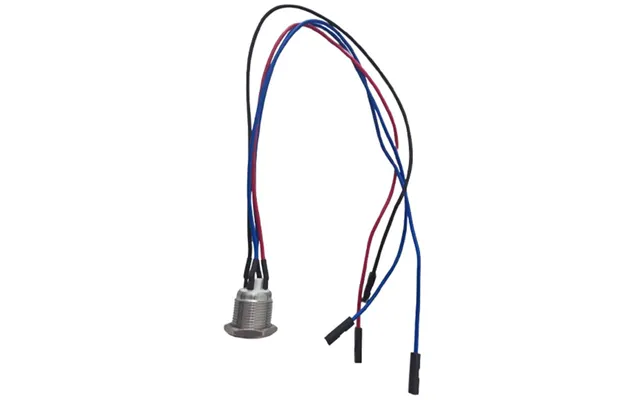 16mm Red Led Push Button Pc On Off Switch With 300mm Cables