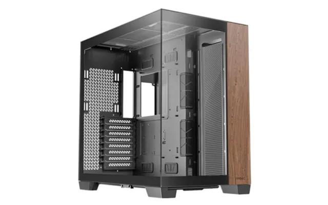 Antec C8 Wood Gaming Case Glass Side Front E-atx Dual Chamber - Black