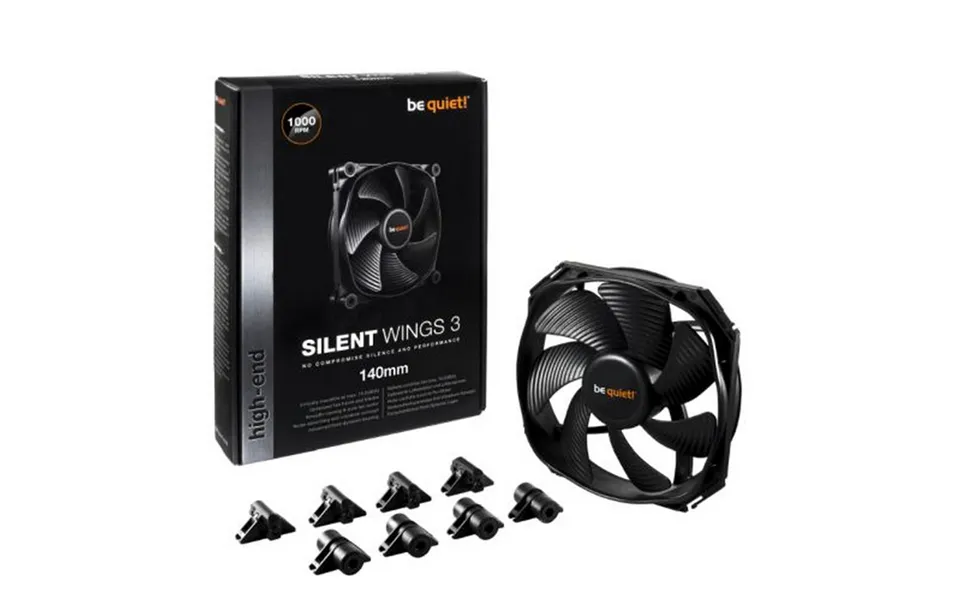 Be Quiet Bl065 Silent Wings 3 14cm Case Fan - Black
