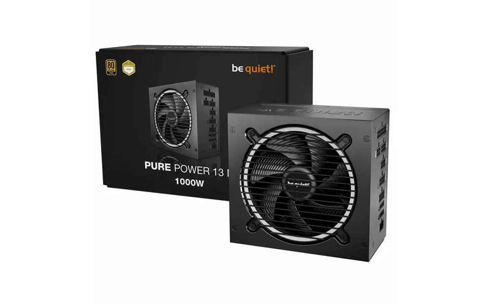 Be Quiet Pure Power 13 M 1000w Psu 80 Gold Atx 3.1 Pci-e 5.1 Power Supply