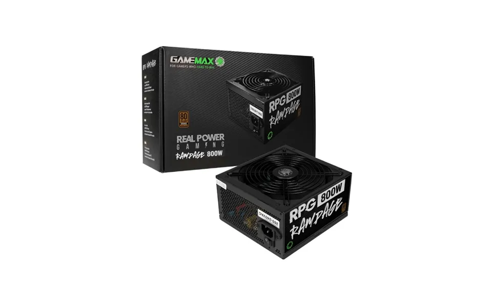 Gamemax 800w Psu Rpg Rampage 80 Plus Bronze Power Supply