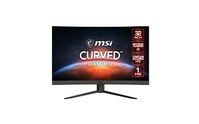 Msi 32 Inch G32c4x Va 250hz 1ms Curved Gaming Monitor