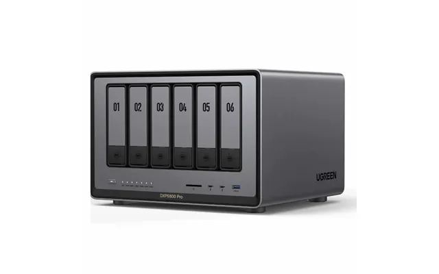 Ugreen Nasync Dxp6800pro 6 Bay Network Attached Storage Enclosure - Diskless