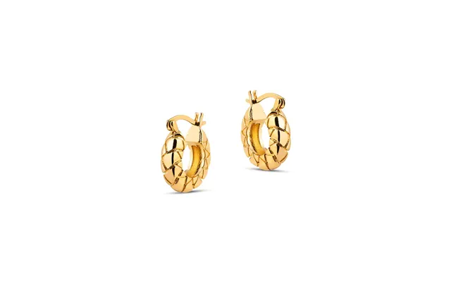 Bella Textured Hoop Earrings
