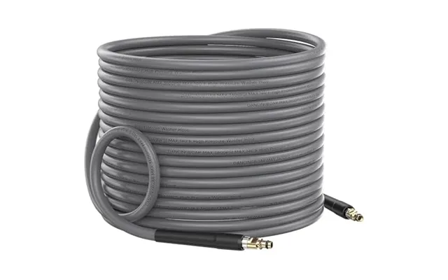 20m Superflexible Pressure Washer Rubber Hose For Karcher K2-k7 - Anti Twist 3600 Psi Jet Wash Extension Replacement Hos
