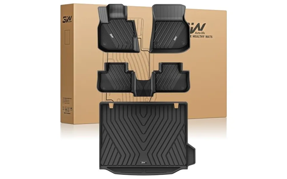 3w 2018-2024 Bmw X3 Floor Mats & Cargo Liner - All Weather Tpe Accessories Custom Fit For 30i M40i X3m