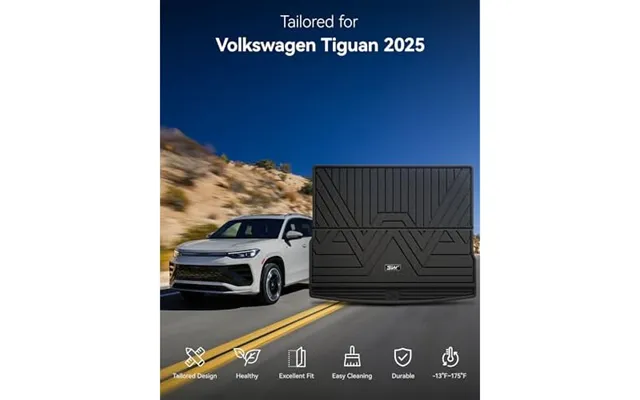 3w Boot Liner Fit For Vw Tiguan Ct1 2025 2026 Not For Phev - Thorexâ All-weather Car Protection Mat For New Volkswagen T