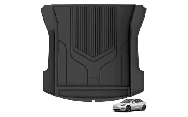 3w Car Boot Liner Custom Fit Tesla Model 3 2017-2023,tpe Trunk Mat Protector For Dog Pet,all Weater Waterproof Non-slip,