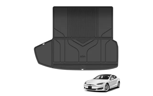 3w Car Boot Liner For Tesla Model S 2022-2026,pet Dog Friendly Car Boot Mat,all-weather Tpe Recyclable Trunk Mats,waterp