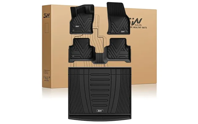 3w Floor Mats And Boot Liners Fit For Audi - Thorexâ All Weather Full Set Car Liners And Cargo Mats product image