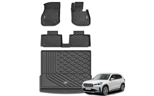 3w Floor Mats & Boot Liner Fit For Bmw Ix1 U11 2023-2026 - All Weather Tpe Dog Friendly Mats product image