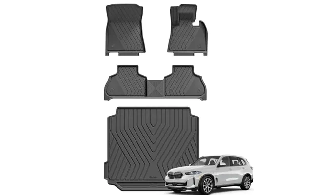 3w Floor Mats & Boot Liner Fit For Bmw X5 G05 2019-2026 - All Weather Dog Friendly Tpe Car Mat