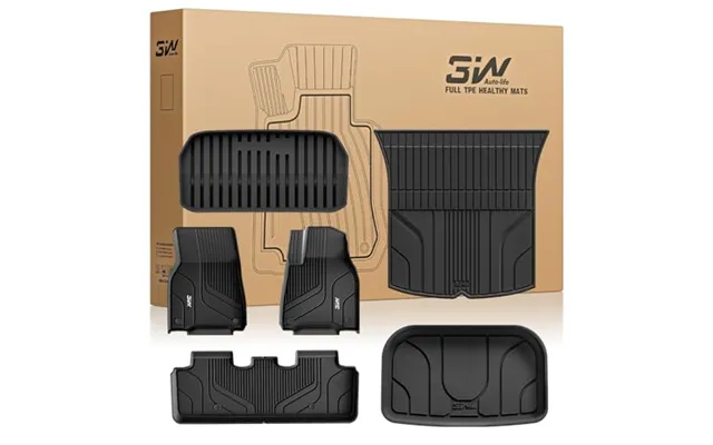 3w Floor Mats & Boot Liner Fit For Tesla Model Y 2021-2024 Not For Juniper - Thorexâ Pet Friendly All Weather Floor Line