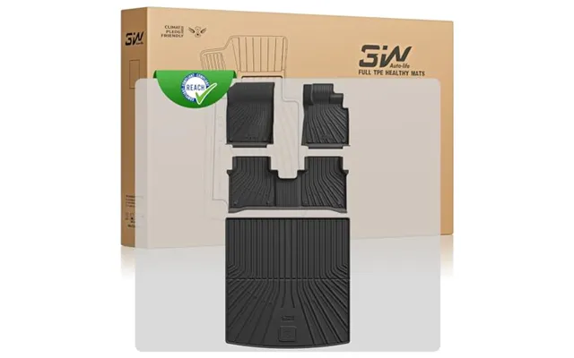 3w Floor Mats & Boot Liner Fit For Volkswagen Id.7 Id.7 Tourer 2023-2025,tpe All Weather Custom Car Mat For Vw Id7 - Pet