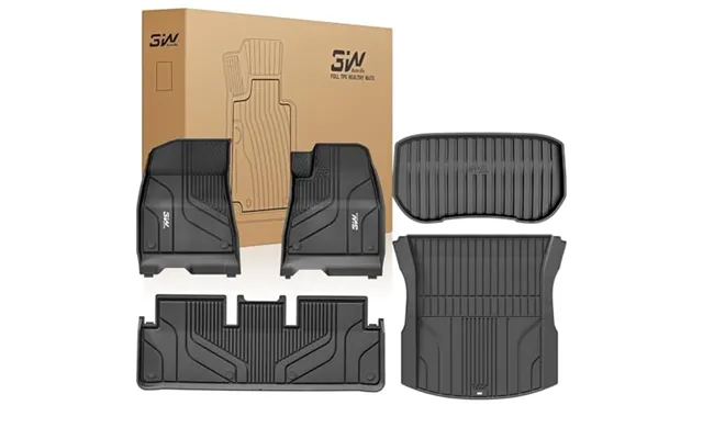 3w Floor Mats & Boot Liners 5pcs Fit For Tesla Model 3 2024-2026 Highland - Odorless Dog Friendly All Weather Thorexâ Pr product image