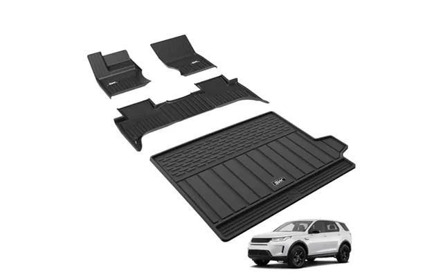 3w Floor Mats&cargo Liner Fit For Range Rover Sport 2014-2022,tpe All Weather Custom Fit Floor Liner, 1st And 2nd Row An