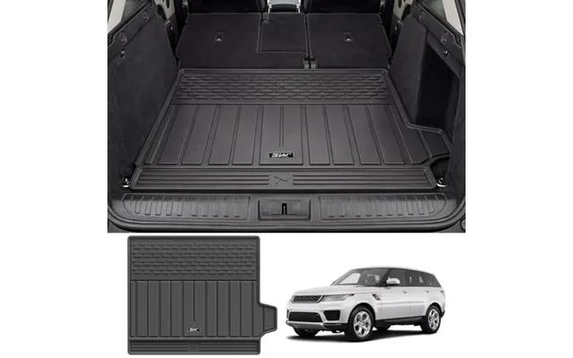 3w Tpe Custom All-weather Trunk Mat For 2014-2022 Range Rover Sport - Waterproof Anti-slip Easy To Clean Land Rover Spor product image