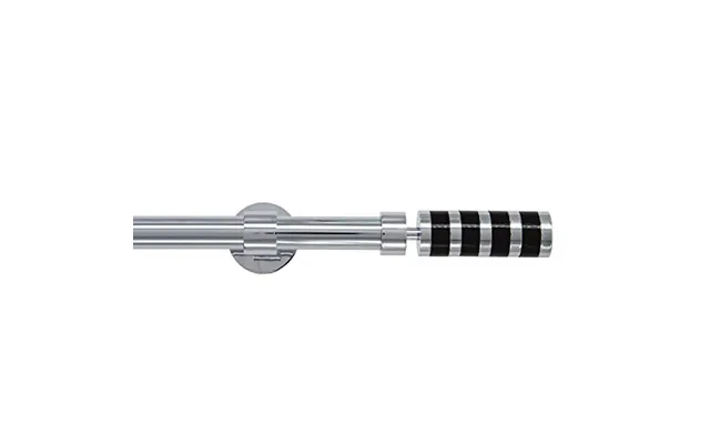 Adjustable Single Curtain Pole - 70-120cm