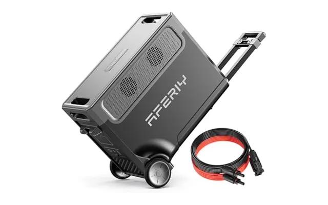 Aferiy 3600w 3840wh Portable Power Station With 5m Solar Panel Extension Cable - Capacity Extendable To 11520wh