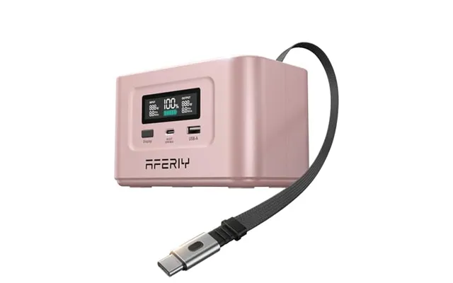 Aferiy 99.2wh 31000mah Portable Power Station - 100w Camping Power Bank Solar Generator With Lifepo4 Battery Usb Type C 