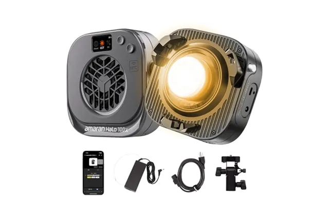 Amaran Halo 100x 100w Bi-color Cob Video Light - 4,890 Lux 1m