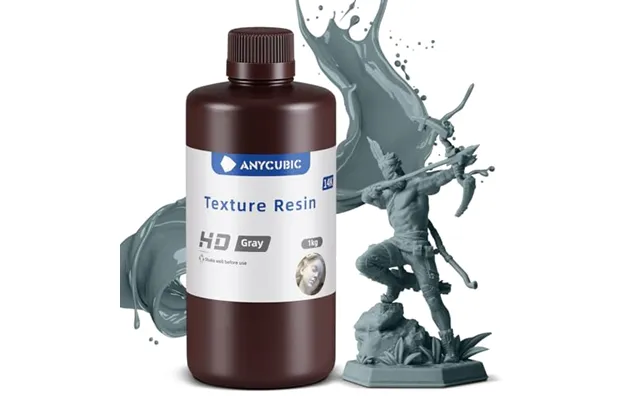 Anycubic 14k 3d Printer Resin Hd-grey 1kg - Superior Precision Texture Resin