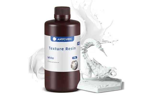 Anycubic 14k 3d Printer Resin White 1kg - Superior Precision Texture Resin