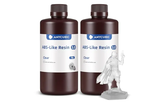 Anycubic 14k High Precision Abs Like Resin 3.0 - Clear 2kg 405nm Uv Fast-curing Photopolymer Resin With Strength And Res