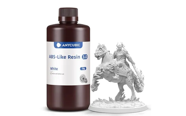 Anycubic Abs-like Resin 3.0,upgraded 14k 3d Printer Resin - White 1kg With Enhanced Strength And Toughness