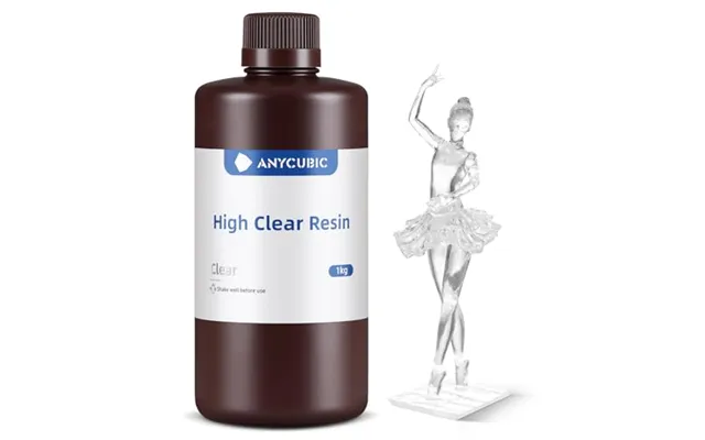 Anycubic High Clear 3d Printer Resin - Resist Yellowing