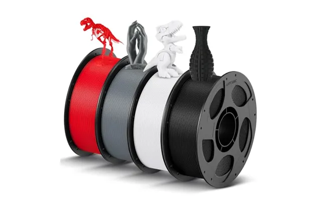 Anycubic Pla 3d Printer Filament 1.75mm - 4kg Black White Texture Grey Red Intelligent Identification