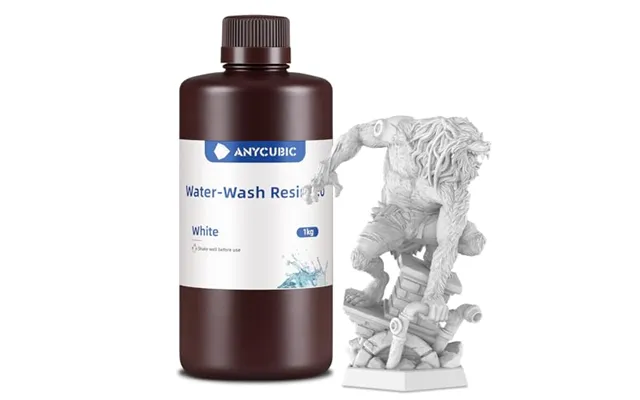 Anycubic Water Washable 2.0 3d Printer Resin White - 1000g 405nm High Precision And Anti-yellowing