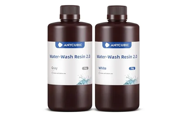 Anycubic Water Washable 3d Printer Resin 2.0 With Easy Post-processing - High Precision And High Resilience