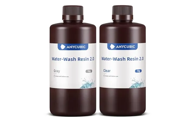 Anycubic Water Washable 3d Printer Resin 2.0 With Easy Post-processing - High Precision And High Resilience