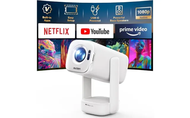 Aurzen D1 Air Smart Portable Projector - Built-in Netflix App