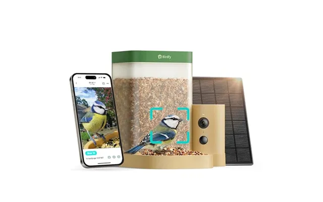 Birdfy Rookie Bird Feeder Camera - Solar Powered Outdoor Bird Feeder With Camera Dual Night Vision