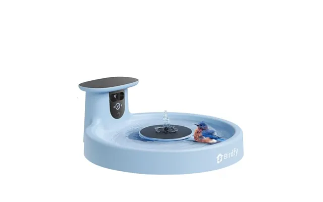 Birdfy Smart Bird Bath With Camera Solar Powered & Solar Fountain - Dual-lens Camera For Bird Watching & Tracking