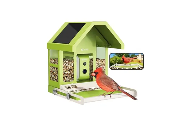 Birdfy Smart Bird Feeder Camera - Durable Metal Feeders Auto-detect & Notify