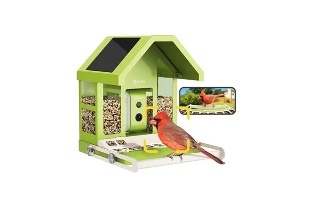 Birdfy Smart Bird Feeder Camera - Durable Metal Feeders Auto-identify & Notify