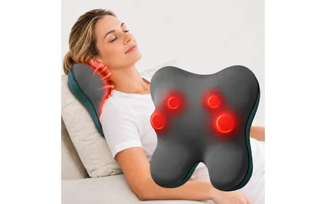 Bob And Brad Back Massager With Heat - 3d Deep Tissue Shiatsu For Neck Pain Ezback Corded Massage Cushion For Constant P