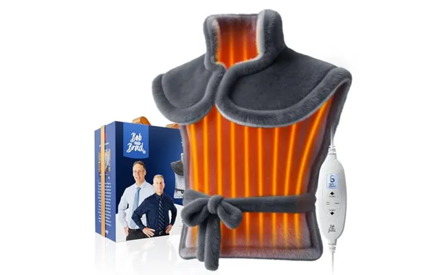 Bob And Brad Electric Heating Pad For Back Pain Relief - Edge-weighted Heat Pad For Neck