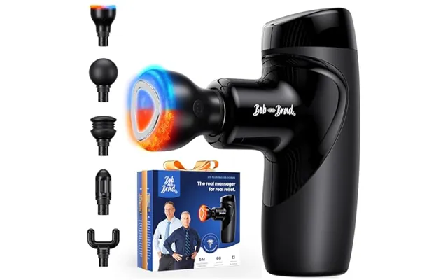 Bob And Brad M7 Plus Mini Massage Gun With Heat Therapy - Portable Deep Tissue Massager Gun With 9 Mm Amplitude product image