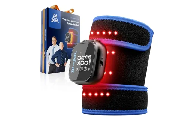Bob And Brad Theraheat Red Light Wrist Wrap With Heat & Vibration Massage Heated Wrist Massager For Arthritis & Tendonit