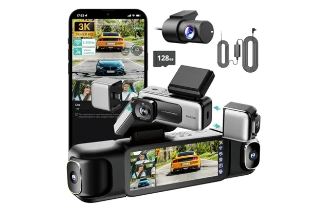 Botslab 3k 4 Channel Dash Cam - 3k 4k Front And 3 * 1080p Car Camera Left Right Rear With 560â Wide Angle