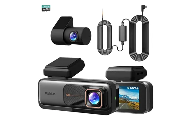 Botslab 4k Dash Cam Front And Rear - Night Vision