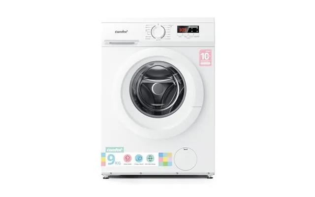 Comfee' 9kg Washing Machine Energy Class A 1400rpm Bldc Motor Slim White Steam Wash,50cm Slim,quick Wash And Quiet,durab