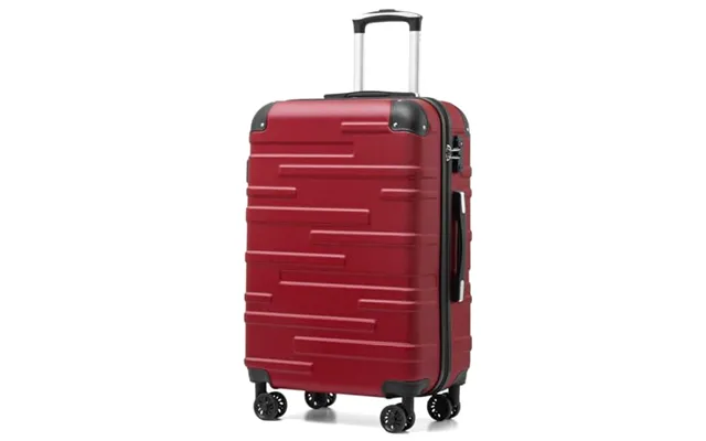 Coolife Hard Shell Suitcase With Tsa Lock And 4 Spinner Wheels Lightweight Durable Spinel Red - M 67cm 60l Spinel Red 67