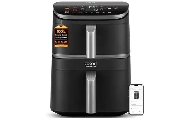 Cosori Turbo Tower Pro Smart Air Fryer 10.8l - 2 Dc Motors